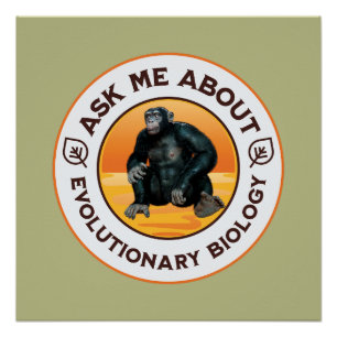 Funny Biology Teacher Evolution Humour Gift Poster