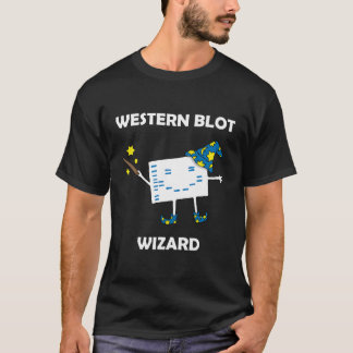 Funny Biology Western Blot Wizard T-Shirt
