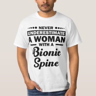 Funny Bionic Spine Surgery Recovery Gift Back Spin T-Shirt
