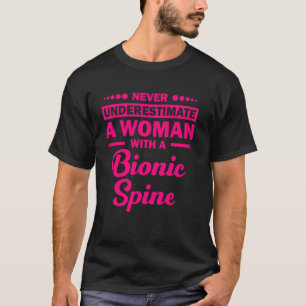 Funny Bionic Spine Surgery Recovery Gift Back Spin T-Shirt