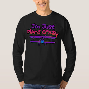 Funny Biplane Aeroplane T-Shirt