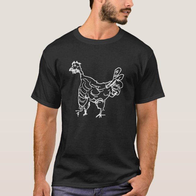 Funny Bird Art  T-Shirt (Front)