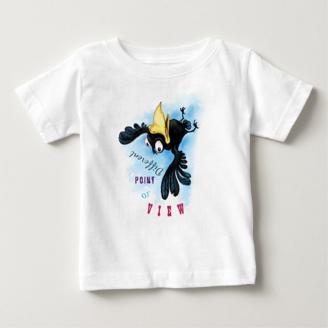 Funny Bird Baby T-Shirt (Front)