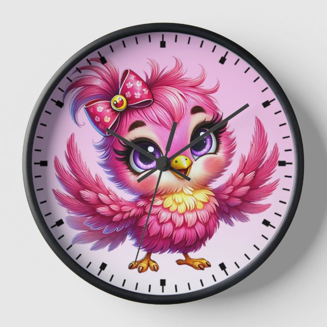 Funny Bird Cartoon Sublimation-56342 Clock (Front)