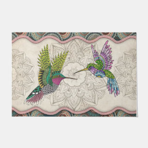 Funny Bird Couples Doormat / Housewarming Gift