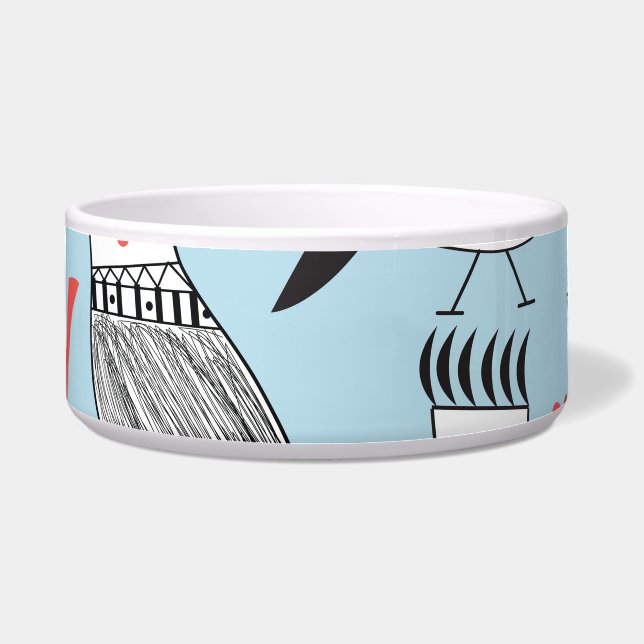 Funny bird illustrations, graphic seamless. (Front)