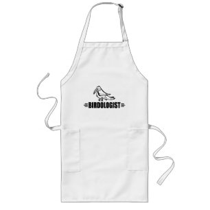 Funny Bird Long Apron