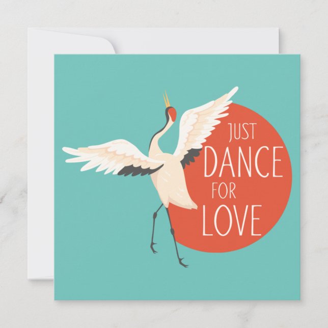 Funny Bird Message - Just Dance For Love 1 (Front)