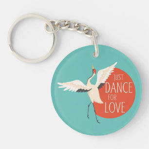 Funny Bird Message - Just Dance For Love 1 Key Ring