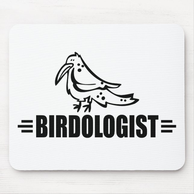 Funny Bird Mouse Pad (Front)
