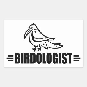 Funny Bird Rectangular Sticker