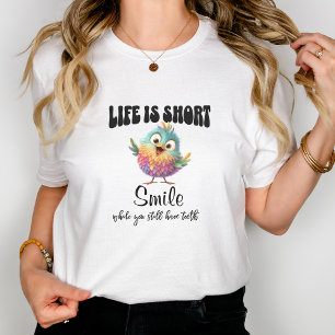  Funny Bird Sarcastic Quote Motivation  T-Shirt
