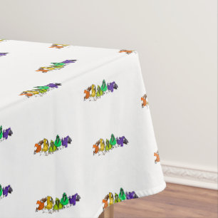 Funny Birds - Choose Your Favorite Color Tablecloth