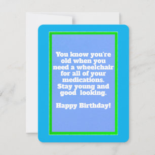 Funny Birthday, 4.25" x 5.5", Paper: Birthday Card