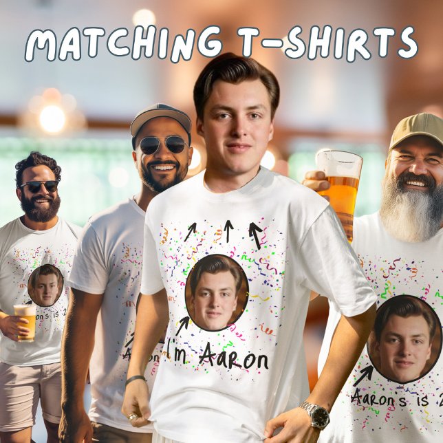 Funny Birthday Boy Add Your Face Party shirts (Creator Uploaded)