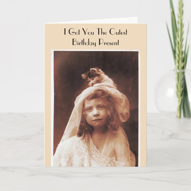 Funny Birthday Can't Remember where I Put It Card (Front)