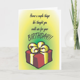 Funny Birthday card