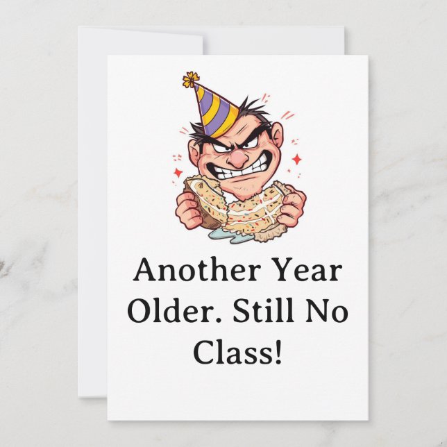 Funny Birthday Card (Front)