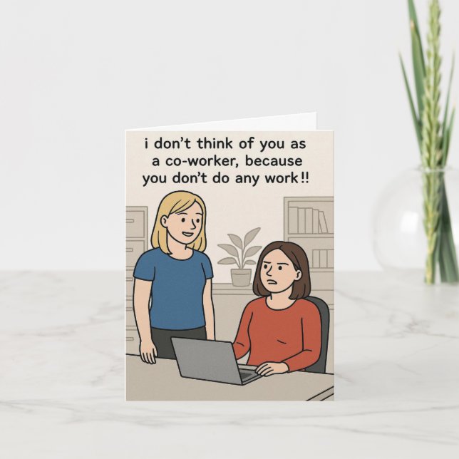 Funny birthday card  (Front)