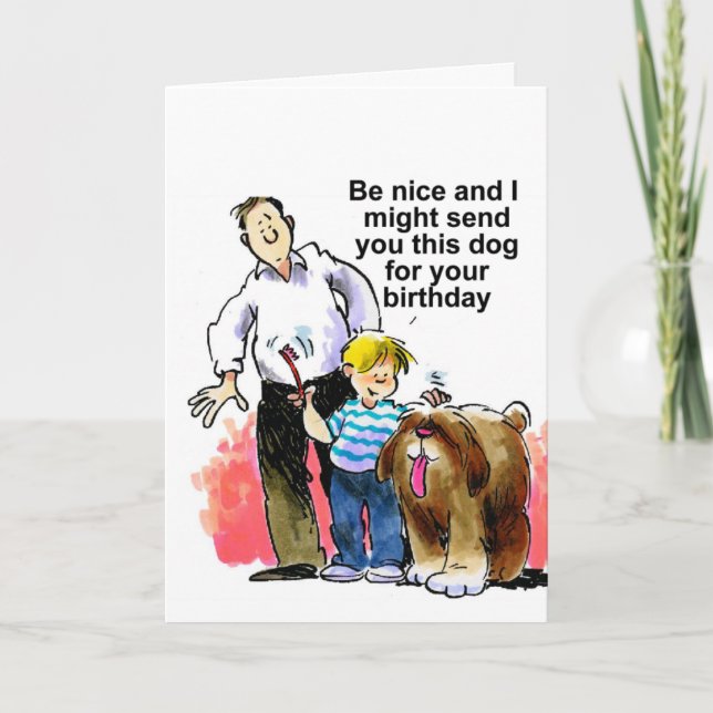 funny birthday card (Front)