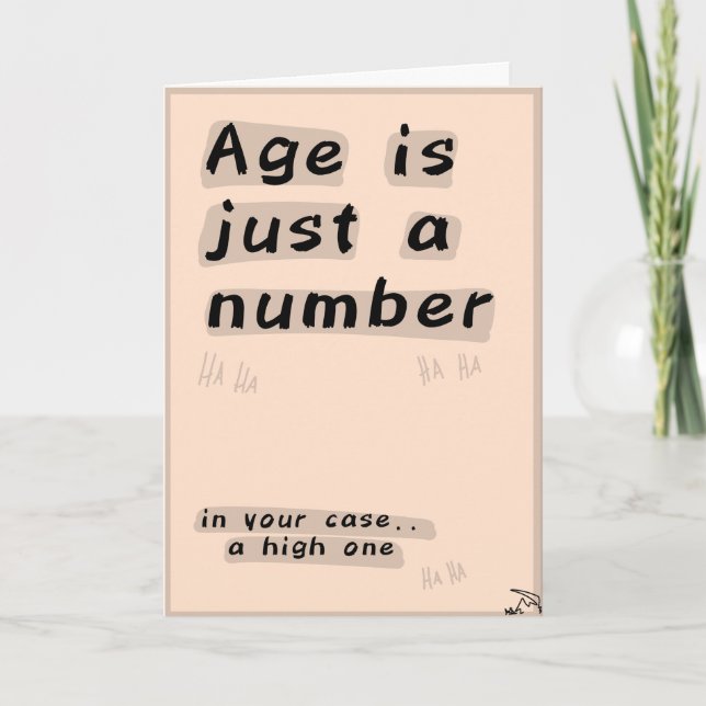 Funny birthday card (Front)