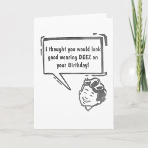 Funny Birthday Card