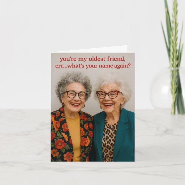 Funny Birthday card  (Front)
