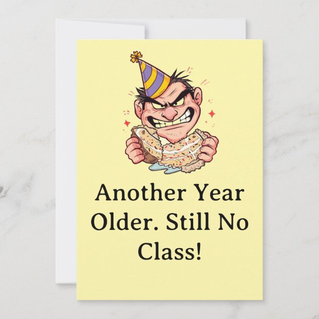 Funny Birthday Card (Front)