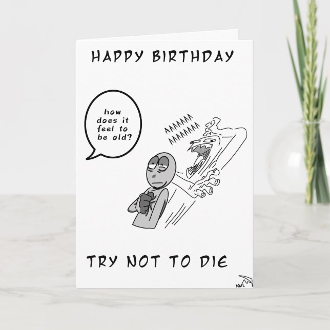 Funny Birthday Card (Front)
