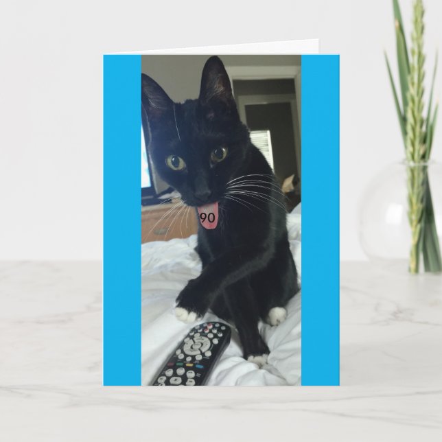 Funny birthday card 90th (Front)