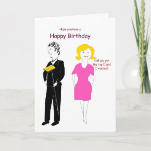 Funny Birthday card, Add name. Card