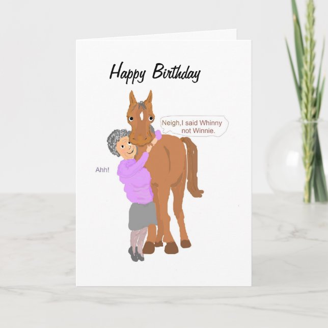 Funny Birthday card, Card (Front)