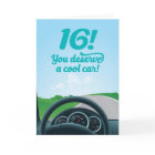 Funny Birthday Card For 16-Year Old
