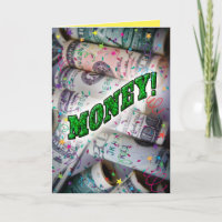 Funny Birthday Card For Money-Loving Teens