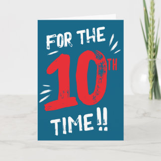 Funny Birthday Card for Teenagers