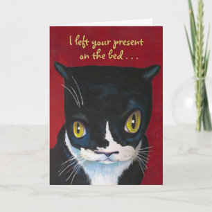 Funny Birthday Card from Cat