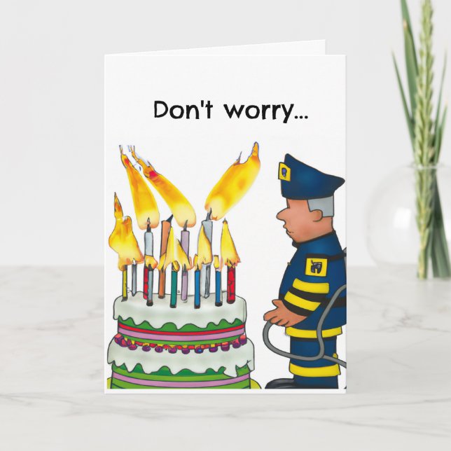 Funny Birthday Card Getting Older (Front)