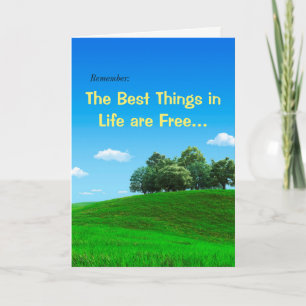 Funny Birthday Card if giving cash or check