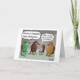 Funny Birthday Card with CUTE ANIMALS