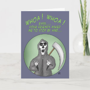 Funny Birthday Cards: A year older Card