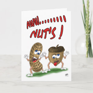 Funny Birthday Cards: Aw Nuts Card