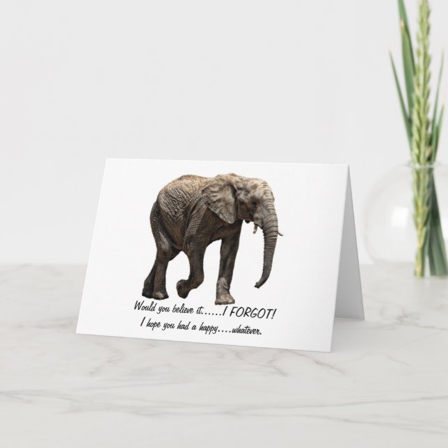 "funny birthday cards" card (Front)