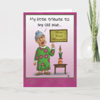 Funny Birthday Cards: Home Sweet Menopause