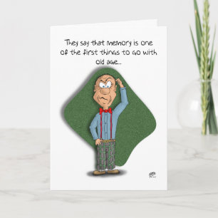 Funny Birthday Cards: Memory Card
