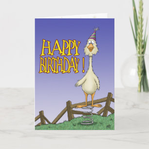 Funny Birthday Cards: Spring Chicken 2 Card