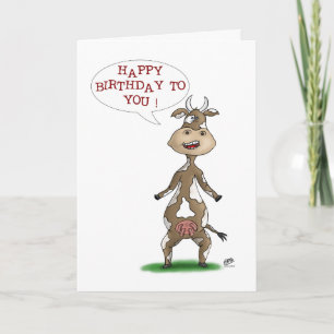 Funny Birthday Cards: Udderly Fantastic Birthday Card