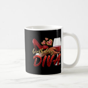 Funny Birthday Diva Happy Birthday Heels Scute Ss Coffee Mug