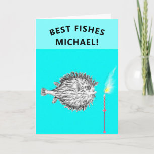 Funny Birthday Fish Card