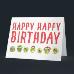 Funny Birthday for Brother - Cute Little Sprouts Card<br><div class="desc">Funny Birthday for Brother - Cute Little Sprouts Card Give your brother a laugh on his birthday with this hilarious Brussels sprouts-themed card! Featuring goofy, googly-eyed sprouts and playful typography, this quirky card is a fun way to celebrate. Perfect for brothers who love humour, silly gifts, and a touch of...</div>
