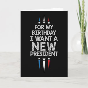 Funny Birthday Funny Political Card